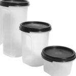 Conjunto 3 Espaciais Redondas Despensa Tupperware